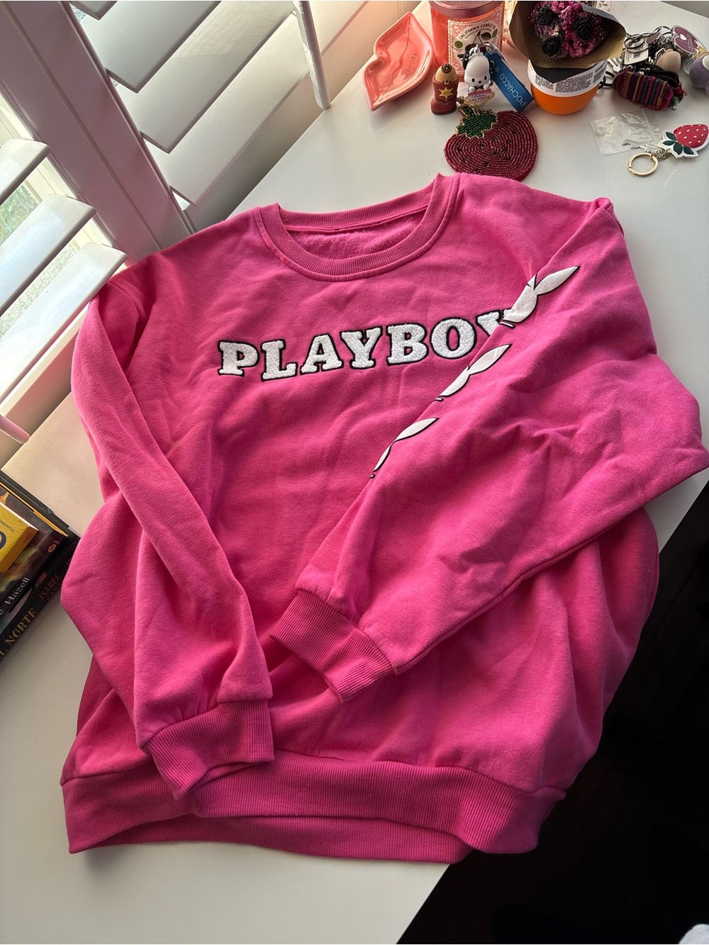 Unisex Playboy Pink Sweatshirt